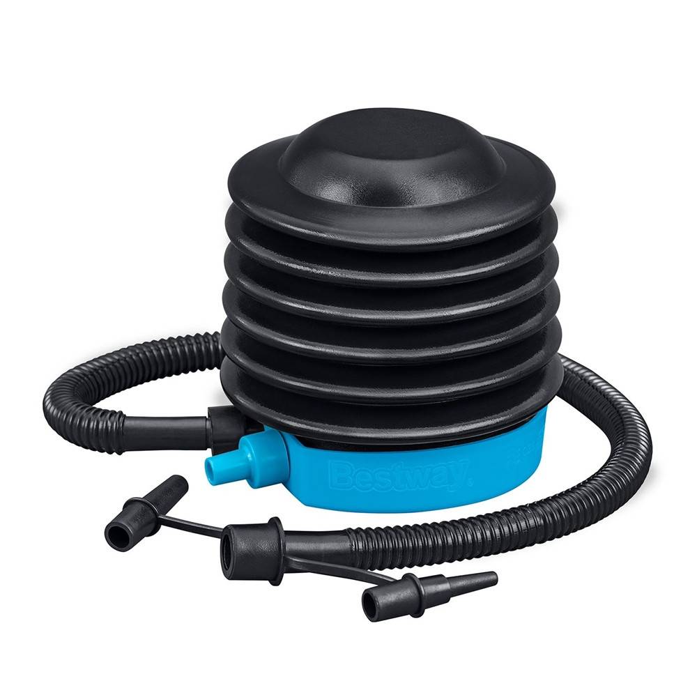 Pompa Ad Aria Di Gonfiaggio A Piede 13 Cm Air Step Con Adattatori Valvole 62147 --0
