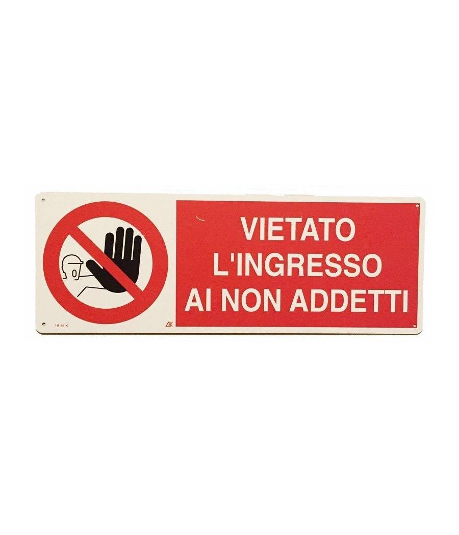 Cartello Vietato Ingresso Segnaletica Direzionale Sicurezza Avvertimento --0