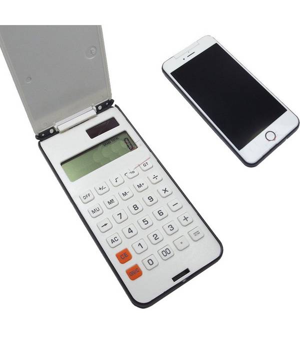 Calcolatrice Digitale A Forma Di Cellulare Smartphone Con Display Scuola 8 Cifre -