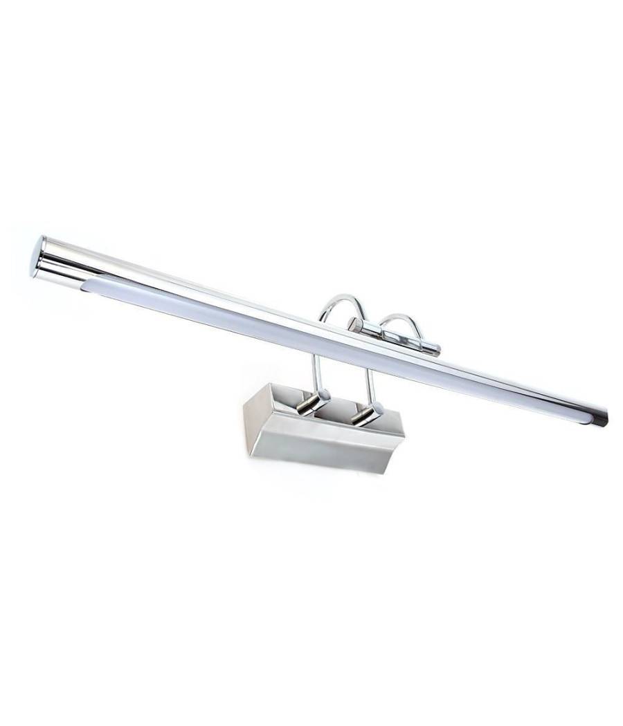 Applique Da Bagno Led In Alluminio Opaco Da 12w Luce Freddo O Caldo - -Bianco Caldo --0