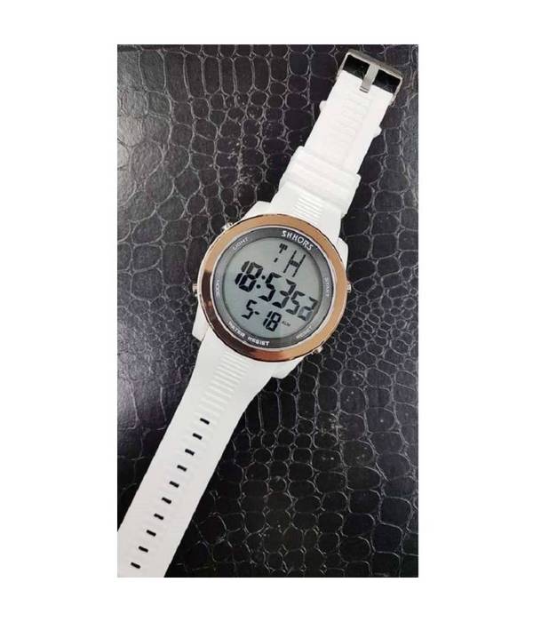 Orologio Da Polso Shhors Sh-829b Digitale Moderno Sveglia Cronometro Led Bianco -