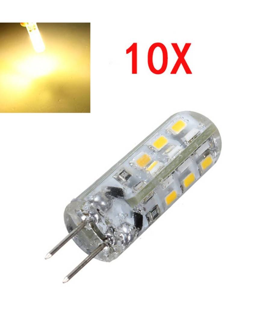 Lampadine A Led Lampade Attacco G4 Smd 3014 Dc 12v Super Luminose Per Lampadari - -Bianco Caldo-4,5 Watt-1