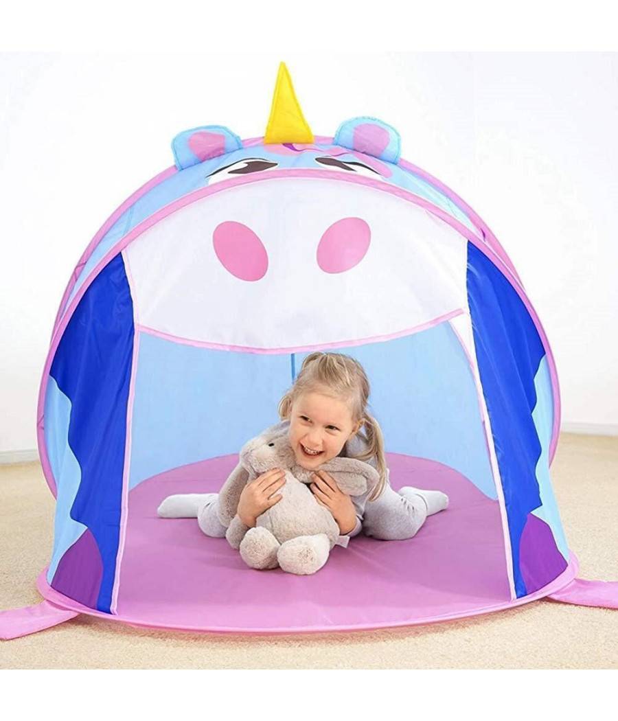 Tenda Capanna Pop Up Da Gioco Unicorno Adventure 182x96x81 Cm Per Bambini 68110 --2