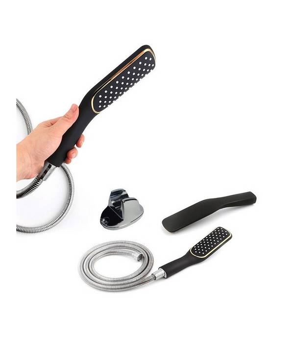 Doccia Doccetta Soffione Anticalcare Tubo Flessibile 1,8mt Supporto Muro 52338 -