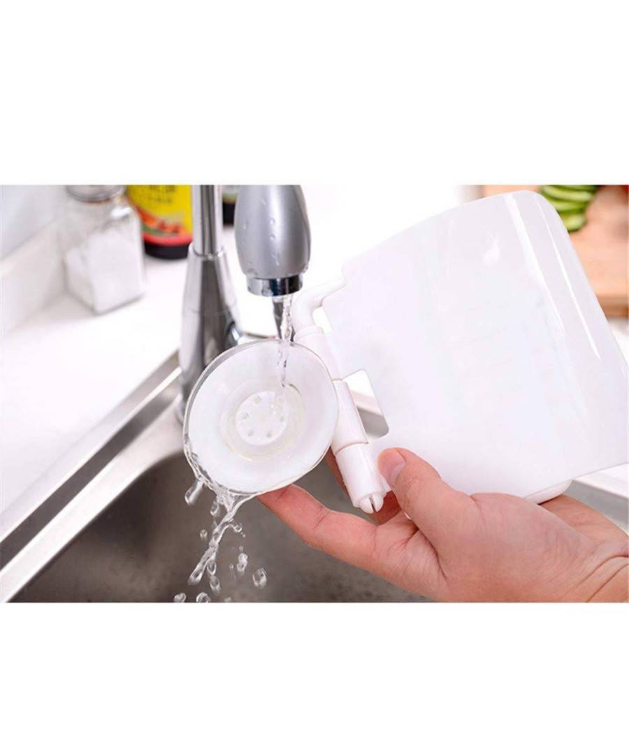 Portarotolo Carta Igienica Con Ventosa A Parete Porta Rotolo In Plastica Copri --2