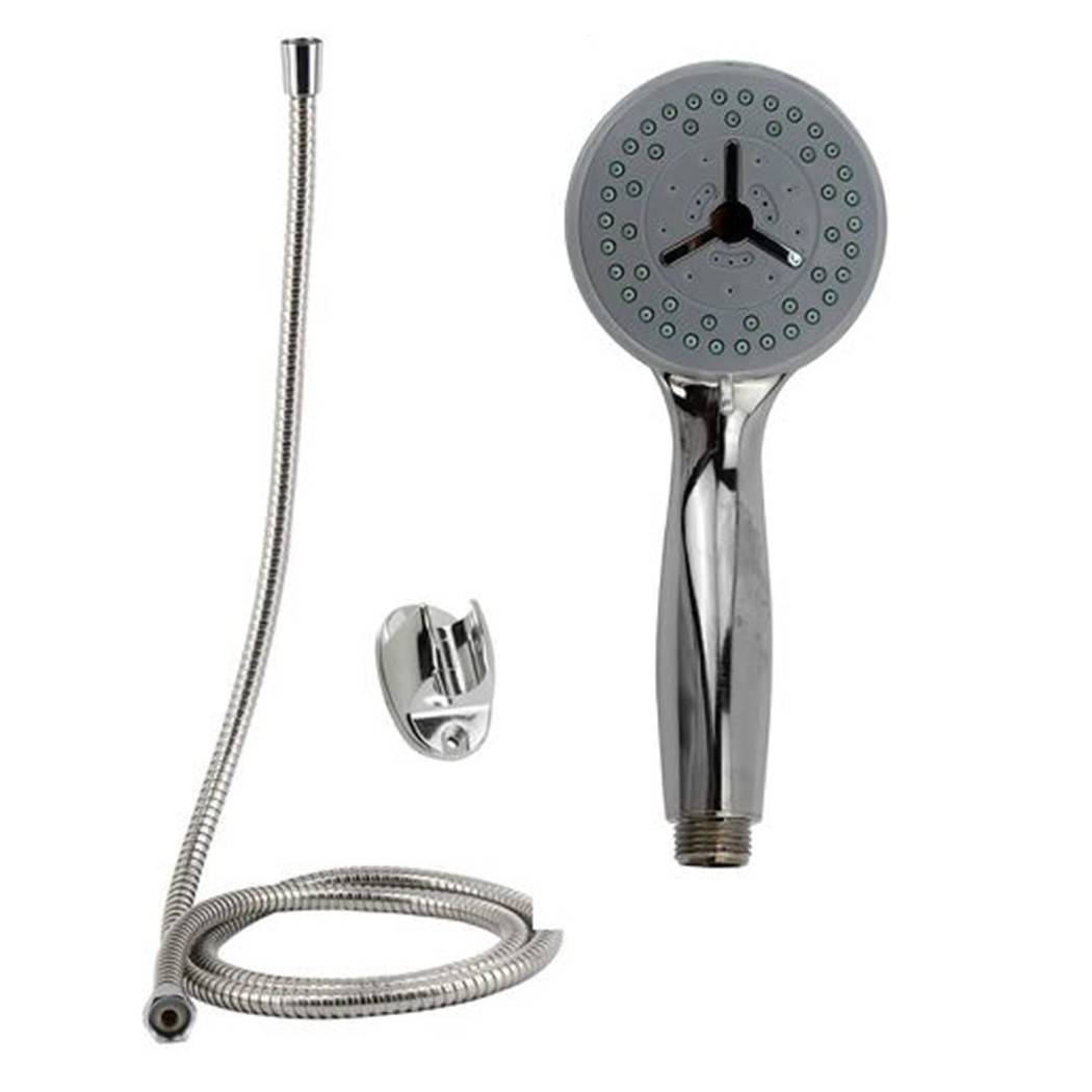 Kit Doccetta Doccino Soffione Doccia Tondo Con Laccio 1,8mt Staffa 69294 Bagno --0