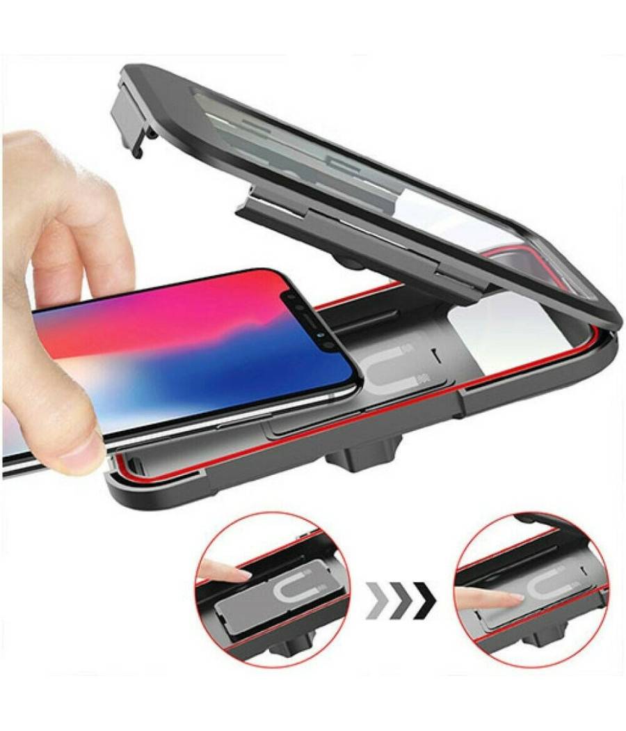 Supporto Custodia Porta Cellulare Impermeabile Per Moto Bici Fino 6.7" Hl-69 --4