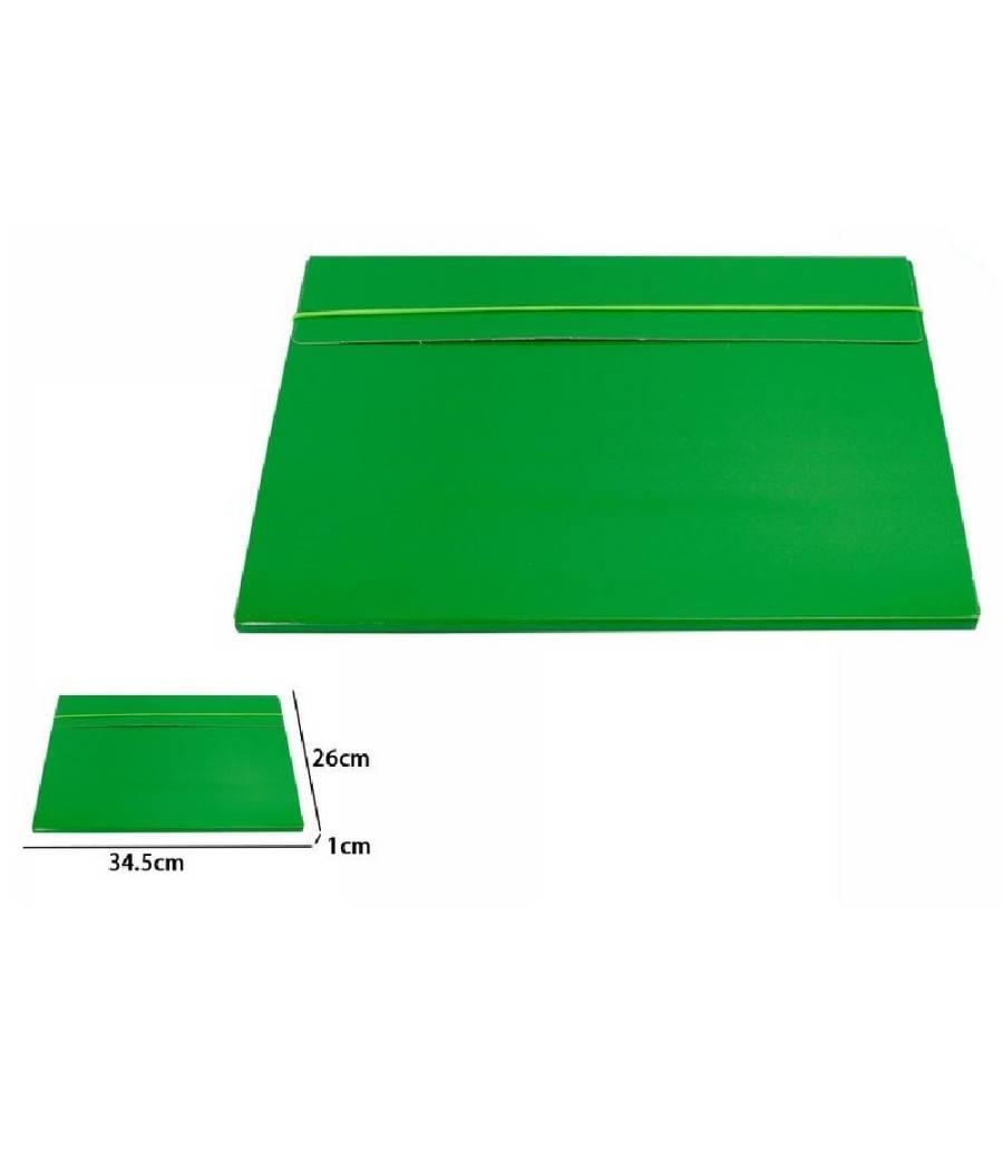 Set 2 Pezzi Cartelline Porta Documenti Cartellina Molla Custodia Verde 68205 --0