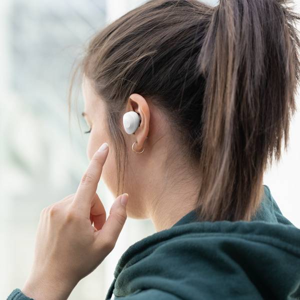 Hama Freedom Buddy Kopfhörer True Wireless Stereo (TWS) im Ohr Anrufe/Musik Bluetooth Hellgrau - Weiß (00184162)