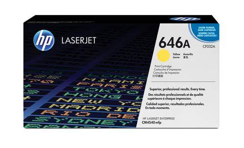 HP Cartuccia Toner originale giallo LaserJet 646A-0