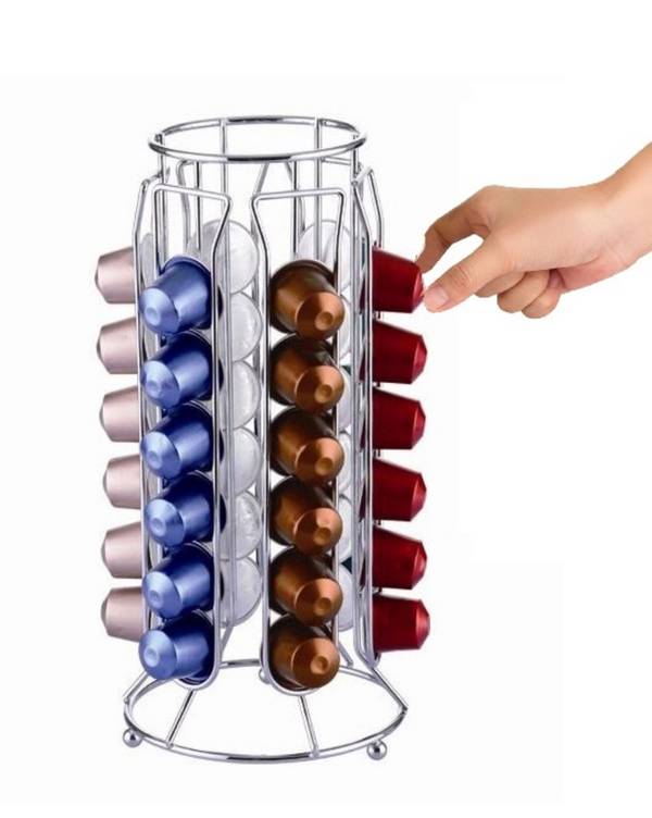 Porta capsule caffè per 36 capsule compatibile con dispenser capsule porta capsule Nespresso