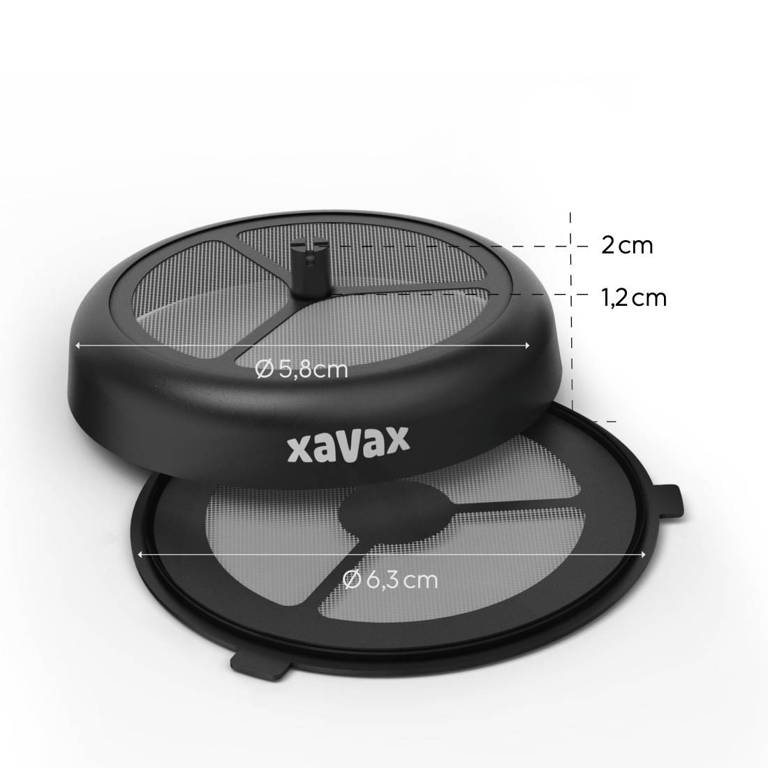 Hama Xavax Reusable Pad Filters for Philips Senseo Coffee Machines and other Similar Models, 2-Pack-3