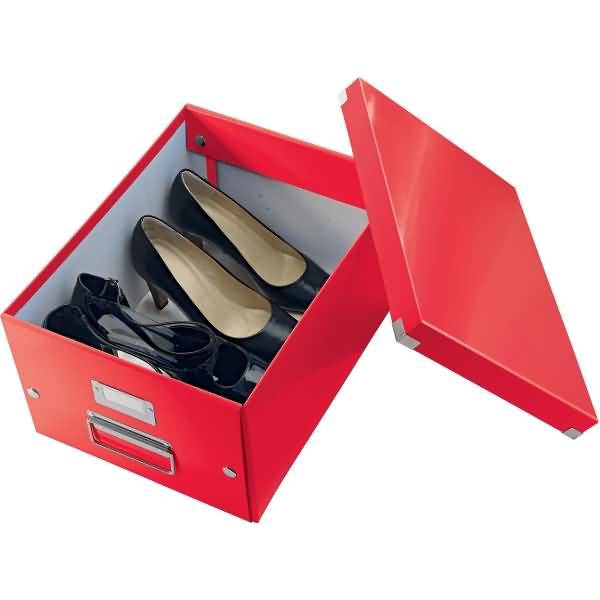 Casella di archiviazione Leitz Fare clic e archiviare 16,7 L - 28,1 x 36,9 x 20,0 cm di rosso-1