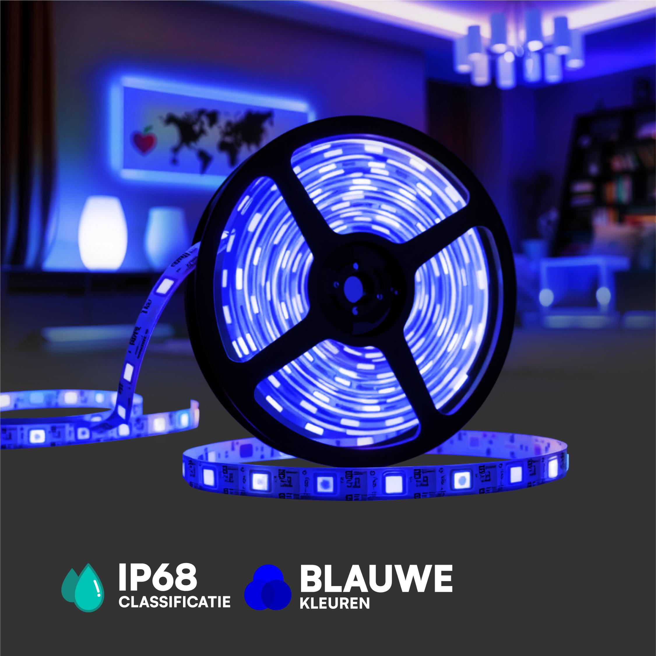 V-TAC Modulo LED SMD2835 1,44W 12V 4 LED Blu IP68-0