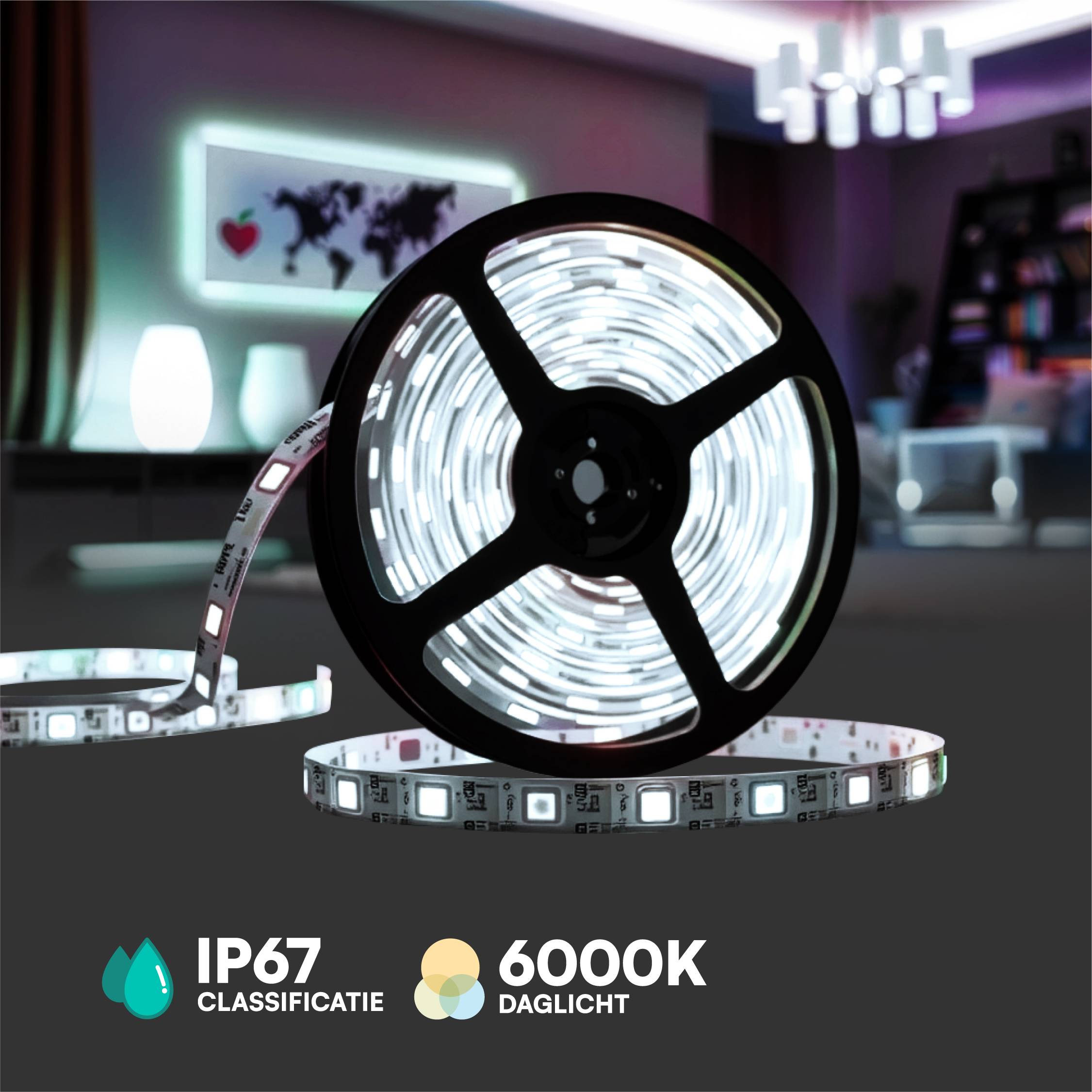 V-TAC Modulo LED SMD5050 0,72W 12V 3 LED 6000K IP67-0