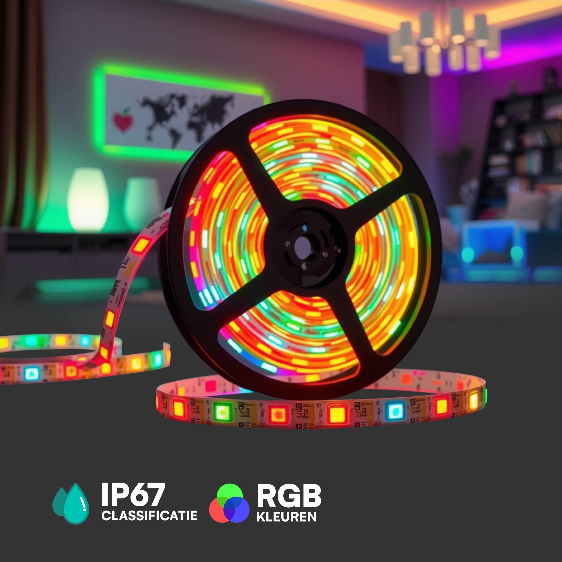 V-TAC Modulo LED SMD5050 0,72W 12V 3 LED RGB IP67-0