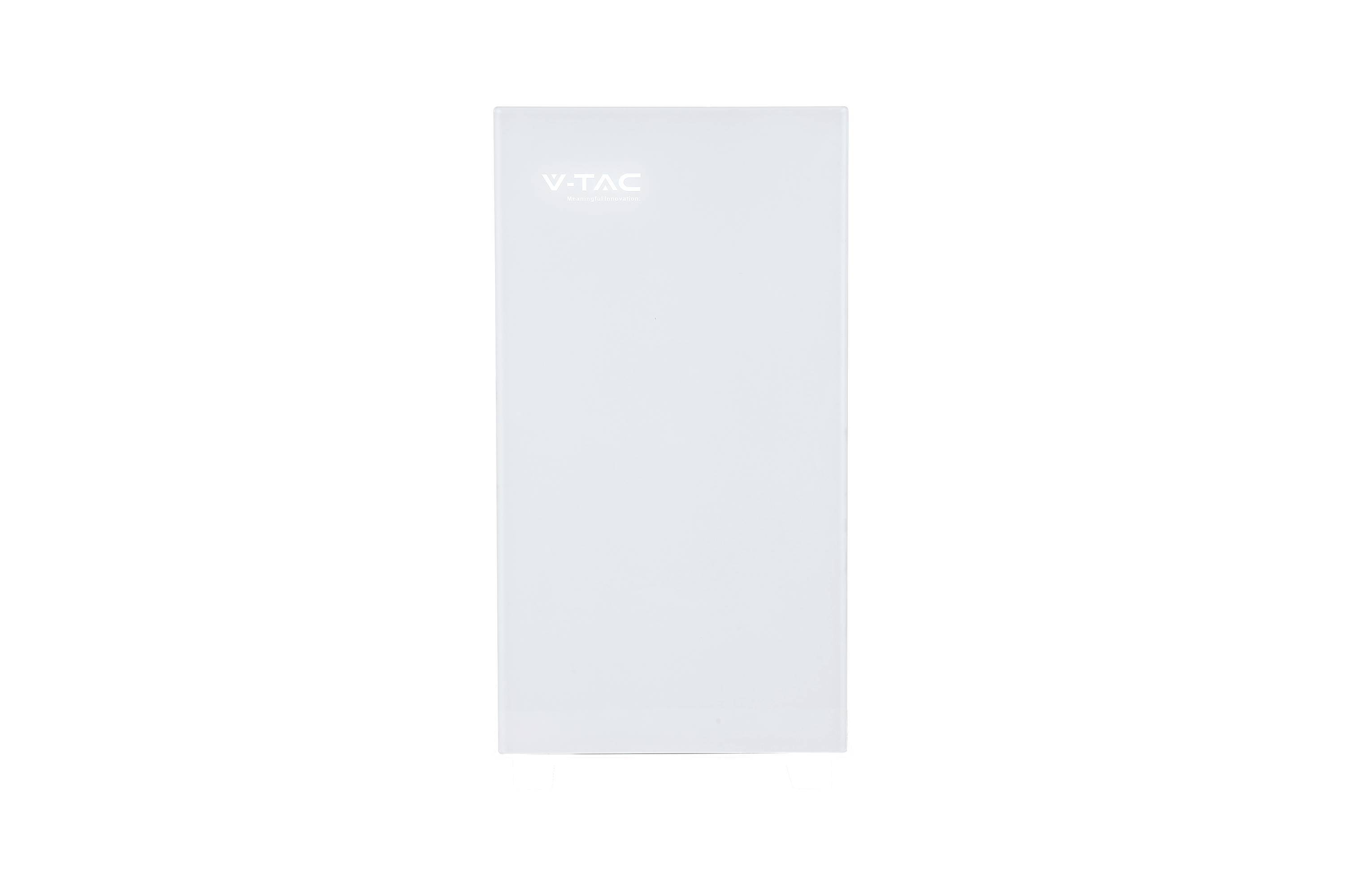 V-TAC Batteria Accumulo LV 10.24kWh LFP 51.2V 200Ah 100A Bianca CEI 0-21-0