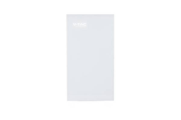 V-TAC Batteria Accumulo LV 5.12kWh LFP 51.2V 100Ah 100A Bianca CEI 0-21