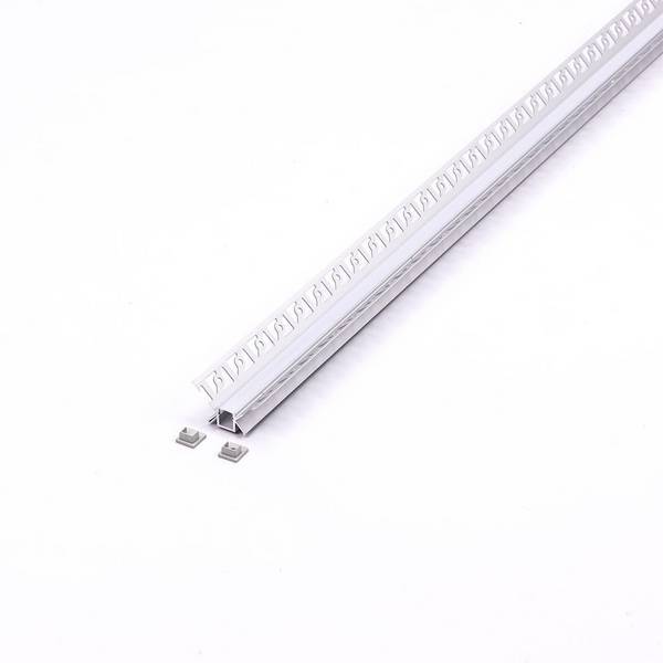 V-TAC Profilo Interno Cartongesso Strip LED L:9.5mm Silver/Copertura Opaca 2000x45.4mm