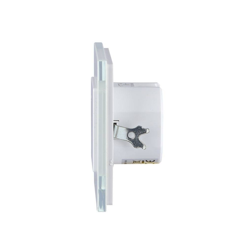 V-TAC Sensore a Microonde con Rilevamento 180°, 300W LED, Regolazioni Tempo e Sensibilità, Colore Bianco IP20-4