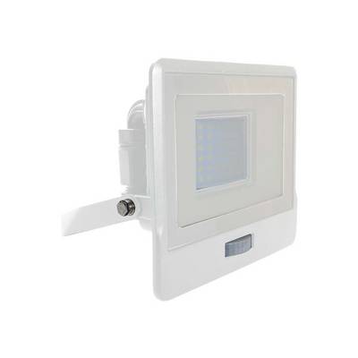 V-TAC Faro LED SMD Chip Samsung 30W con Sensore PIR Bianco 6500K IP65-0