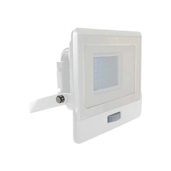 V-TAC Faro LED SMD Chip Samsung 30W con Sensore PIR Bianco 6500K IP65