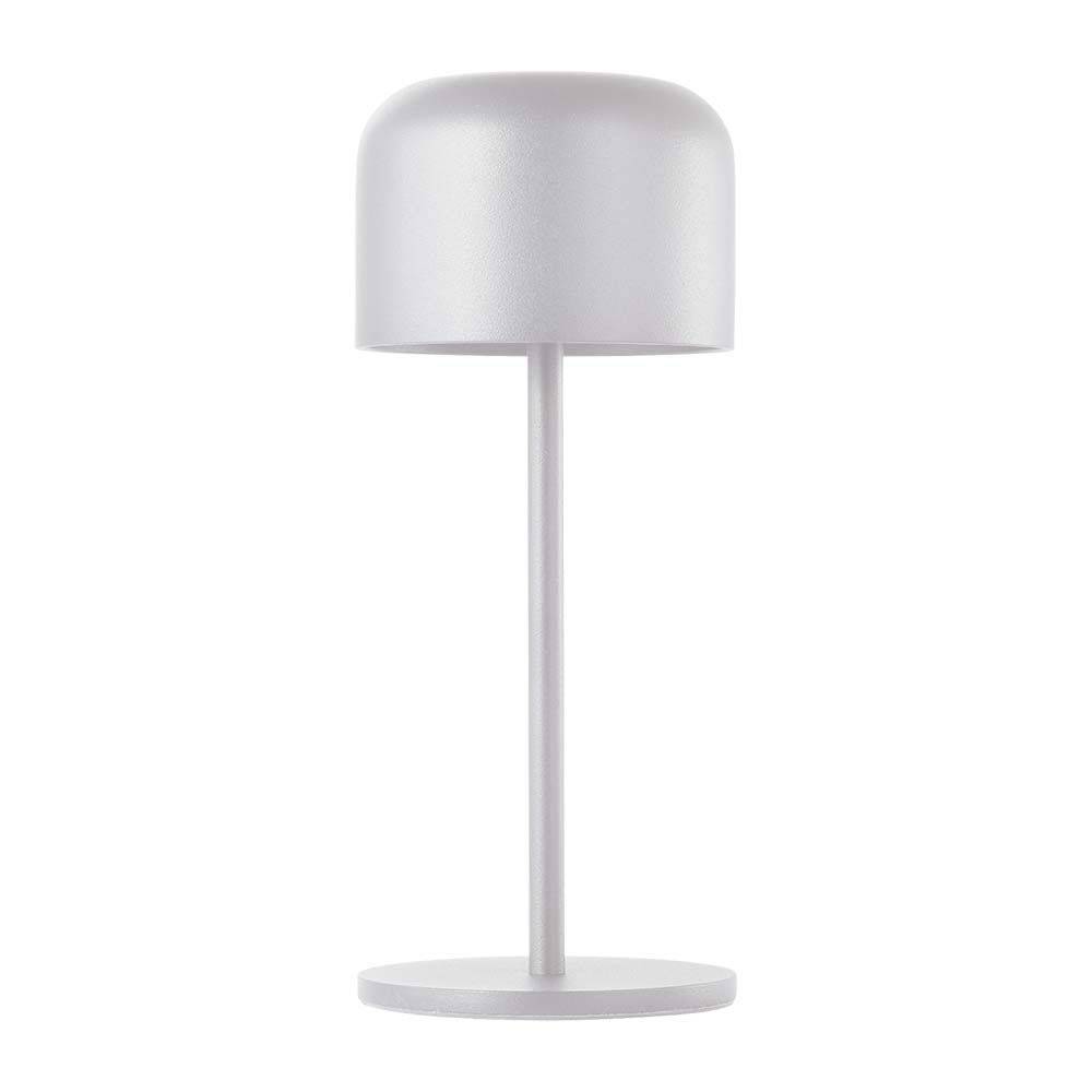 V-TAC Lampada LED da Tavolo 1.5W 2200mAh Ricaricabile, Bianco, Touch, CCT 2in1-1