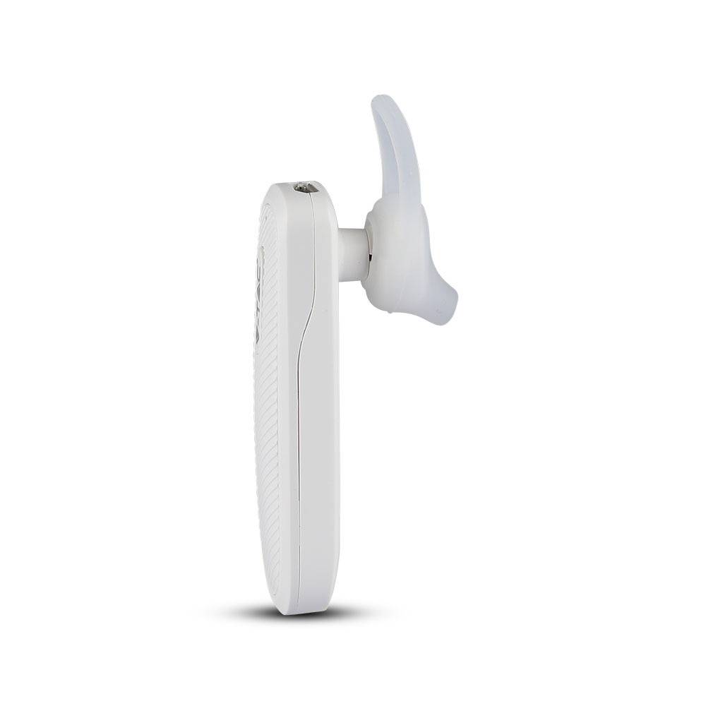 V-TAC Auricolare Bluetooth 70mAh Colore Bianco-3