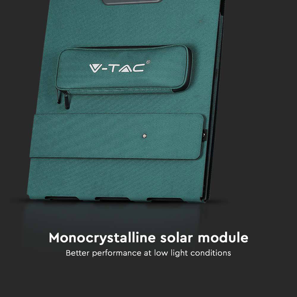 V-TAC Set 2 Pannelli Solari 2x120W (240W) per Power Station 1930x430x25mm IP67-4