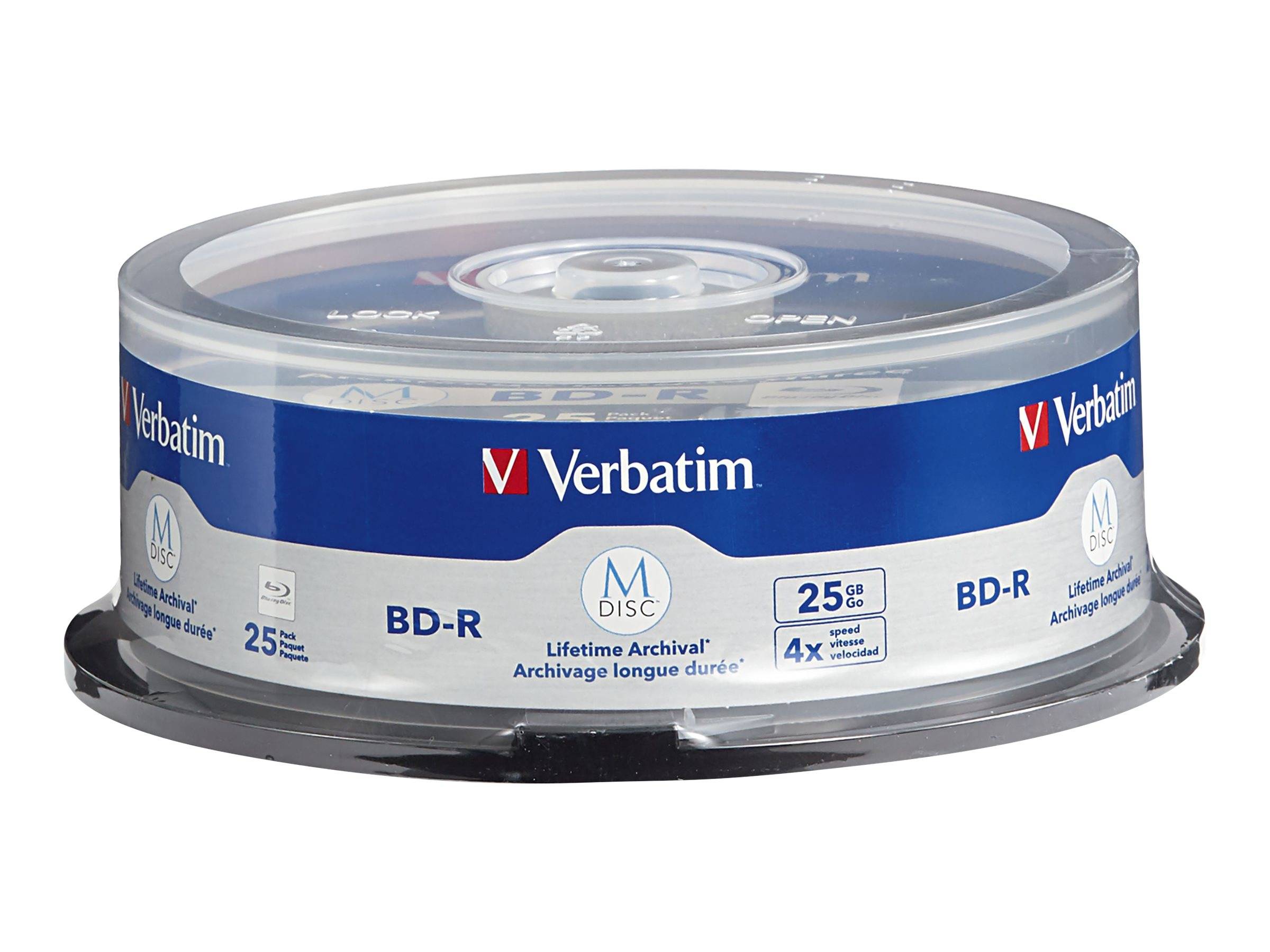 Verbatim M-Disc - 25 x BD-R - 25 GB 4x - Spindel-0