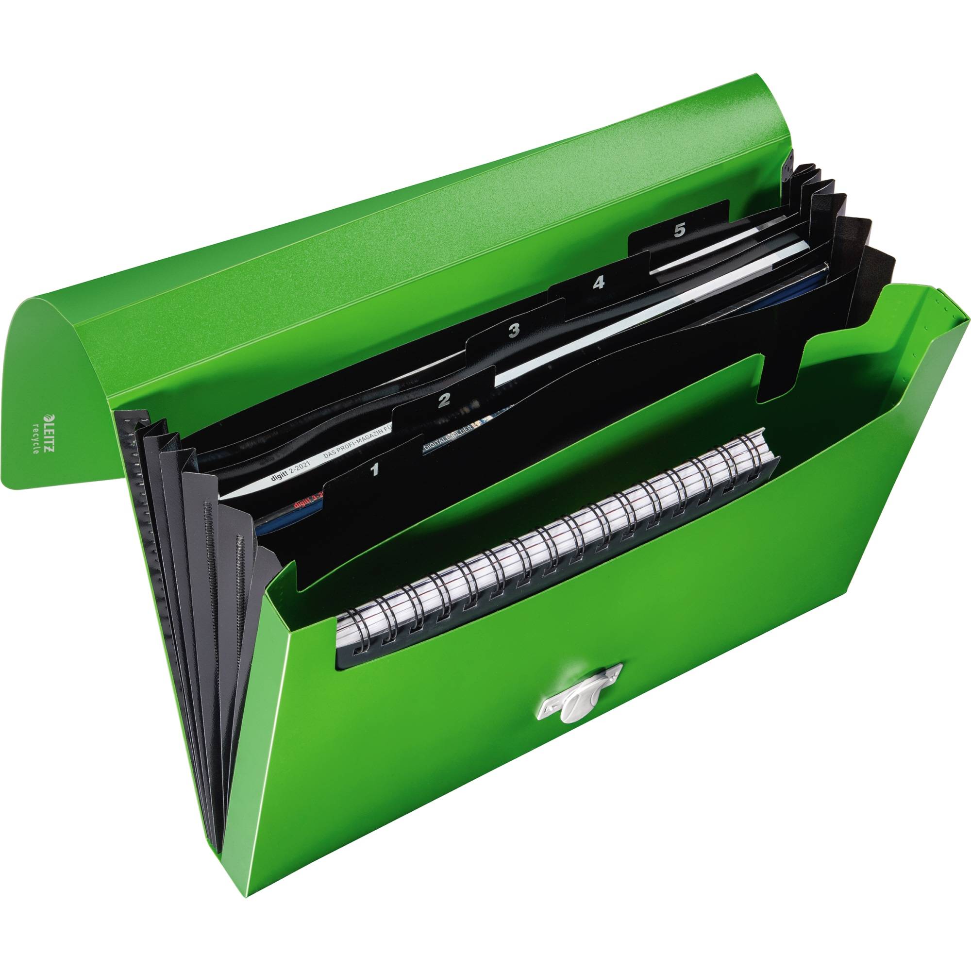 Leitz 46240055 raccoglitore 250 fogli Verde Polipropilene (PP)-1