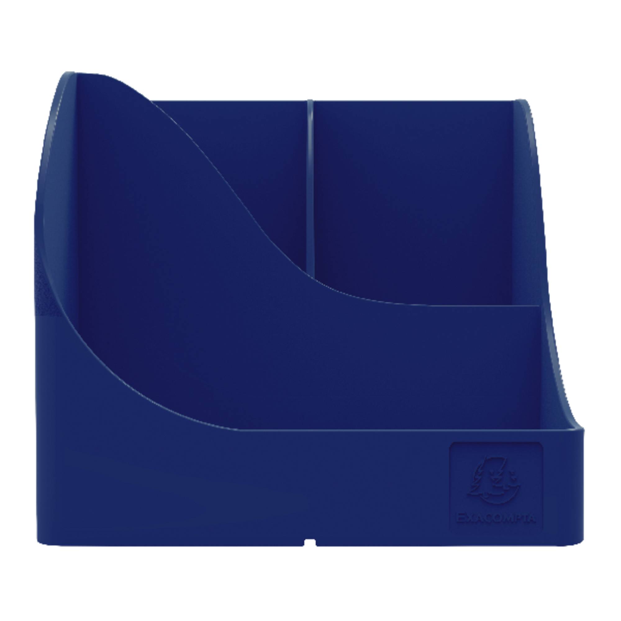 Portapenne Pen Wave Bee Exacompta - 15,5x11,9x10,9 cm - 69504D (Blu Navy)-1