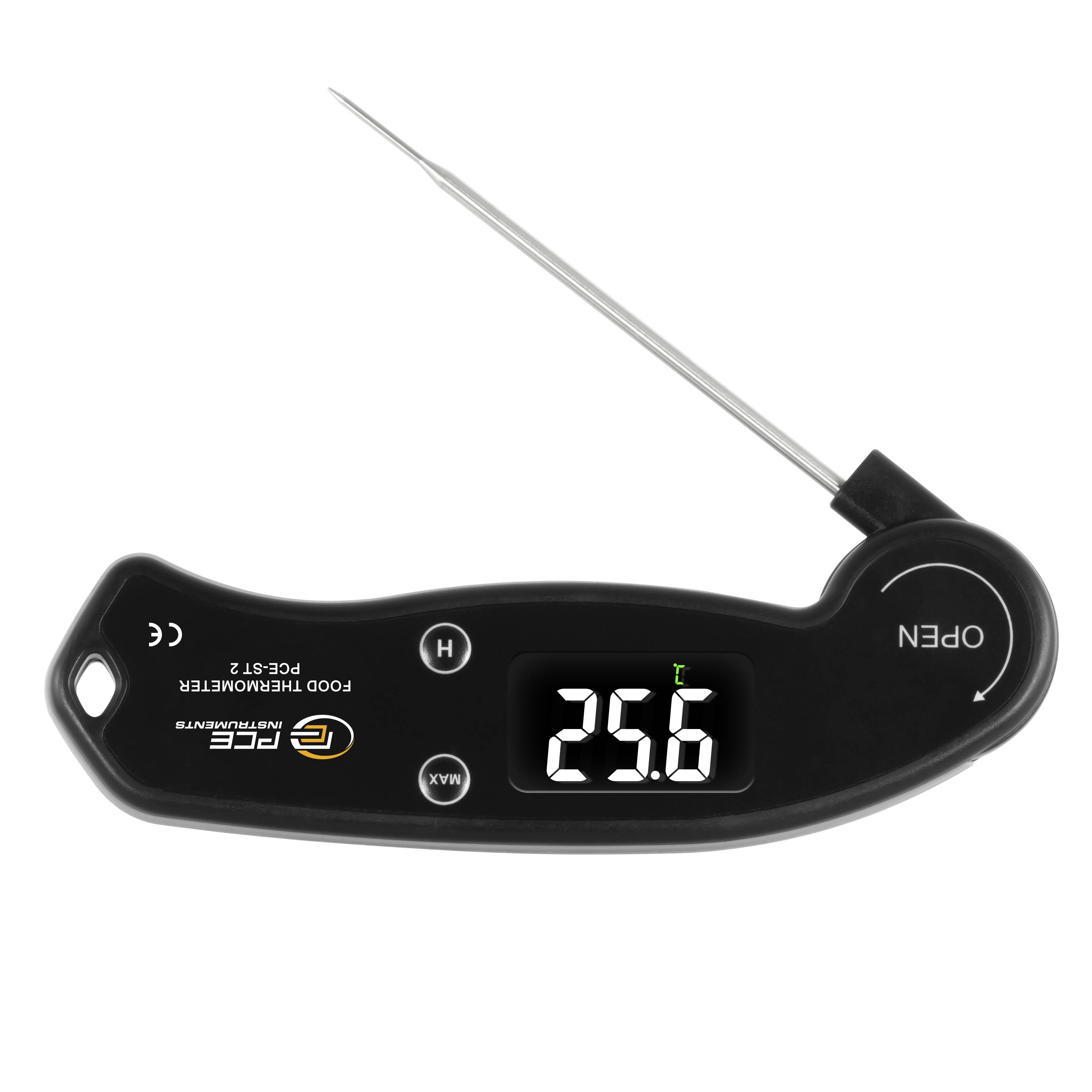 PCE Instruments Sonda di temperatura 0 - 200 °C con sensore di immersione/penetrazione, in pochi secondi-1