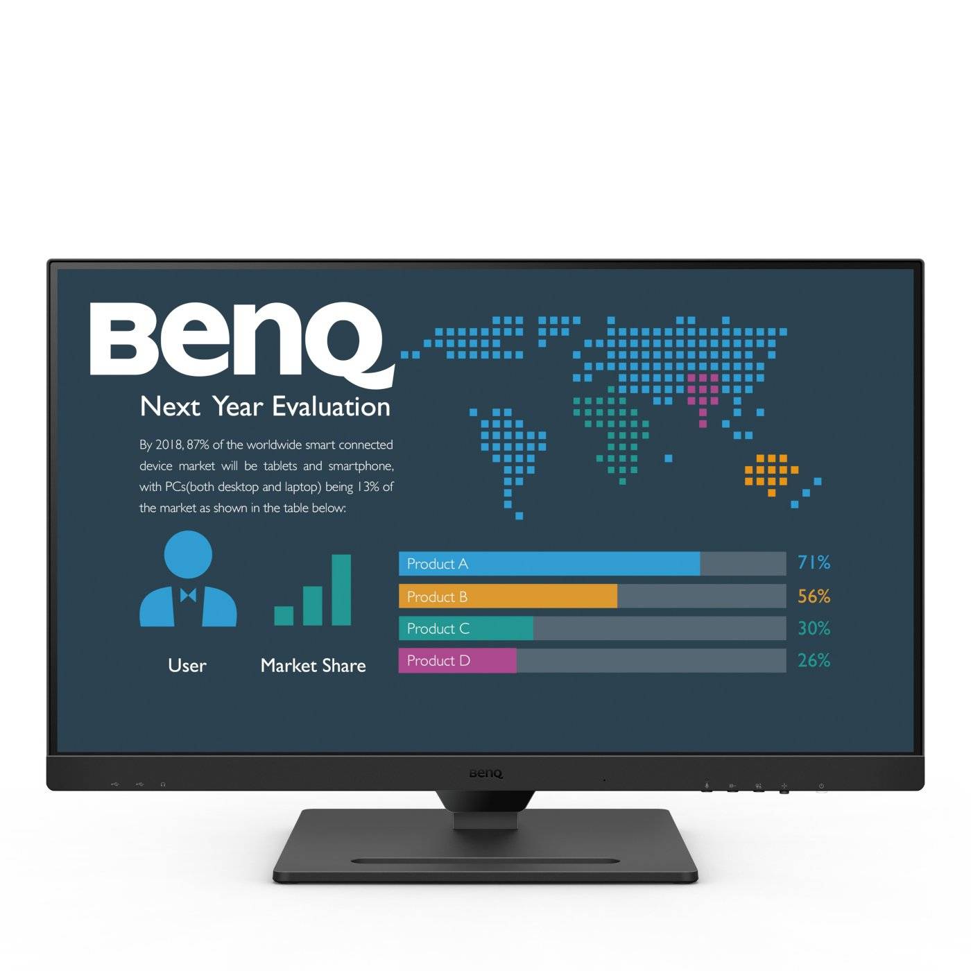 GW2790QT Business Monitor-WQHD, HDMI-, USB-C-Kabel-1