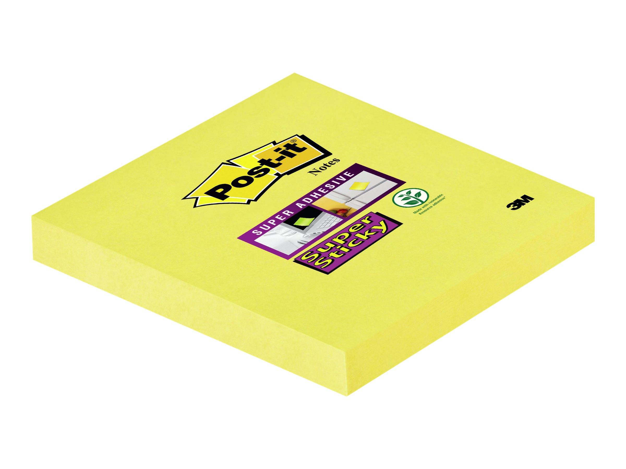 Post-It Super Stick Ultra Yellow (Pack 6) (654-S6)-0