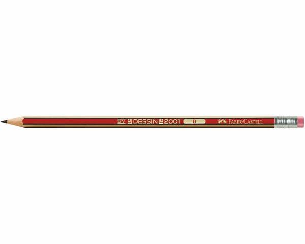 Faber-Castell 112101 matita di grafite B 1 pz (Faber-Castell DESSIN 2001 - blyant - B)