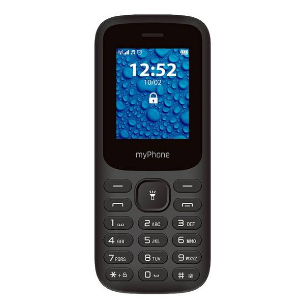 cellulare myPhone 2220 display 1.77, 600 mAh, doppia SIM, 2G nero