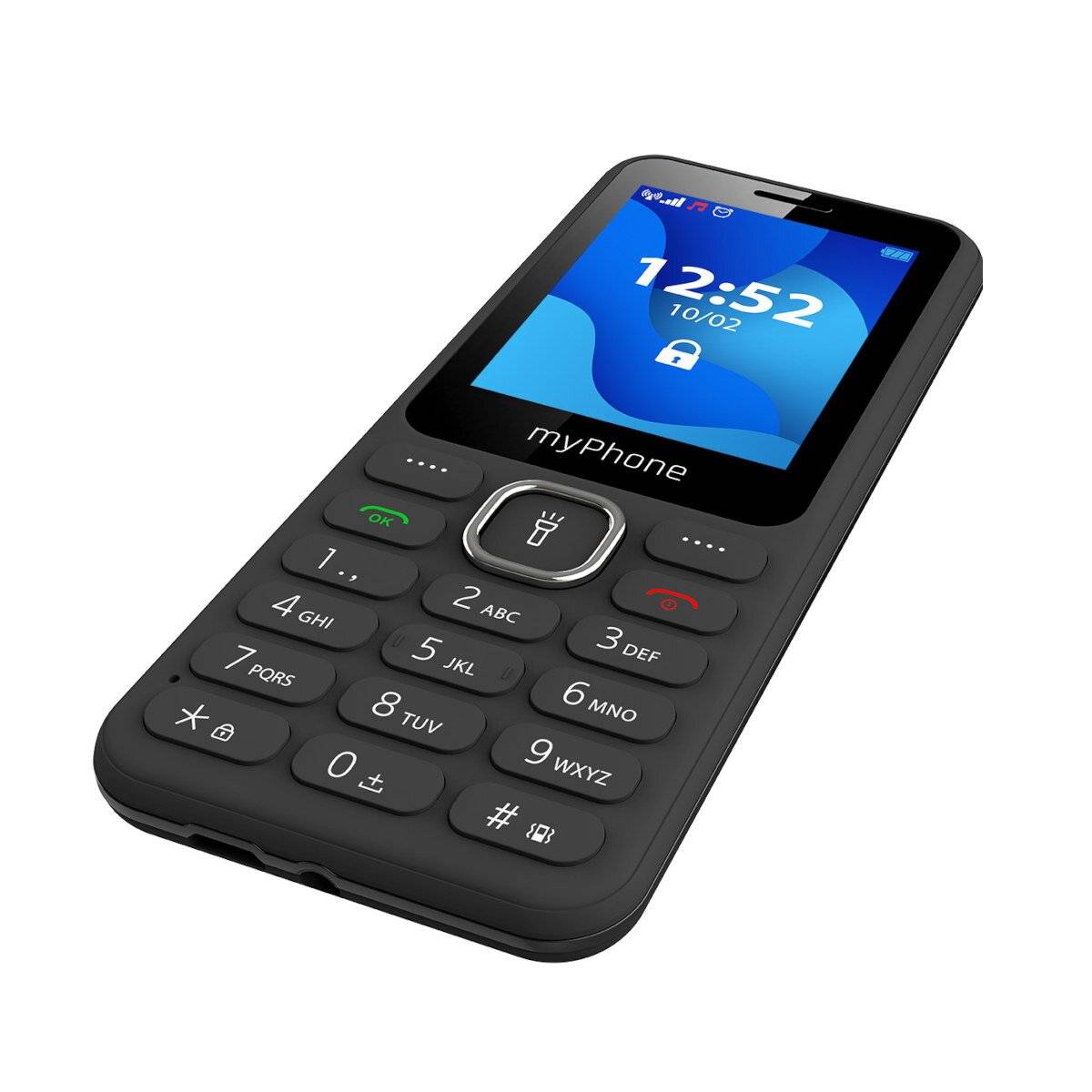 cellulare myPhone 6320 display 2.4, 1000 mAh, doppia SIM, fotocamera da 0,3 Mpx, 2G nero-2