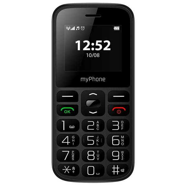 Cellulare myPhone Halo A display 1.77, 800 mAh, Dual Sim, fotocamera 0,3 Mpx, 2G Nero