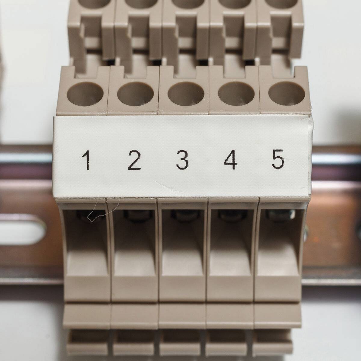 Brady BP110938 Klemmblock- Kennzeichnung, weiß, 9,5 mm x 4,9 m, für BMP21/M211/M210, M21-375-49 Etichette-3