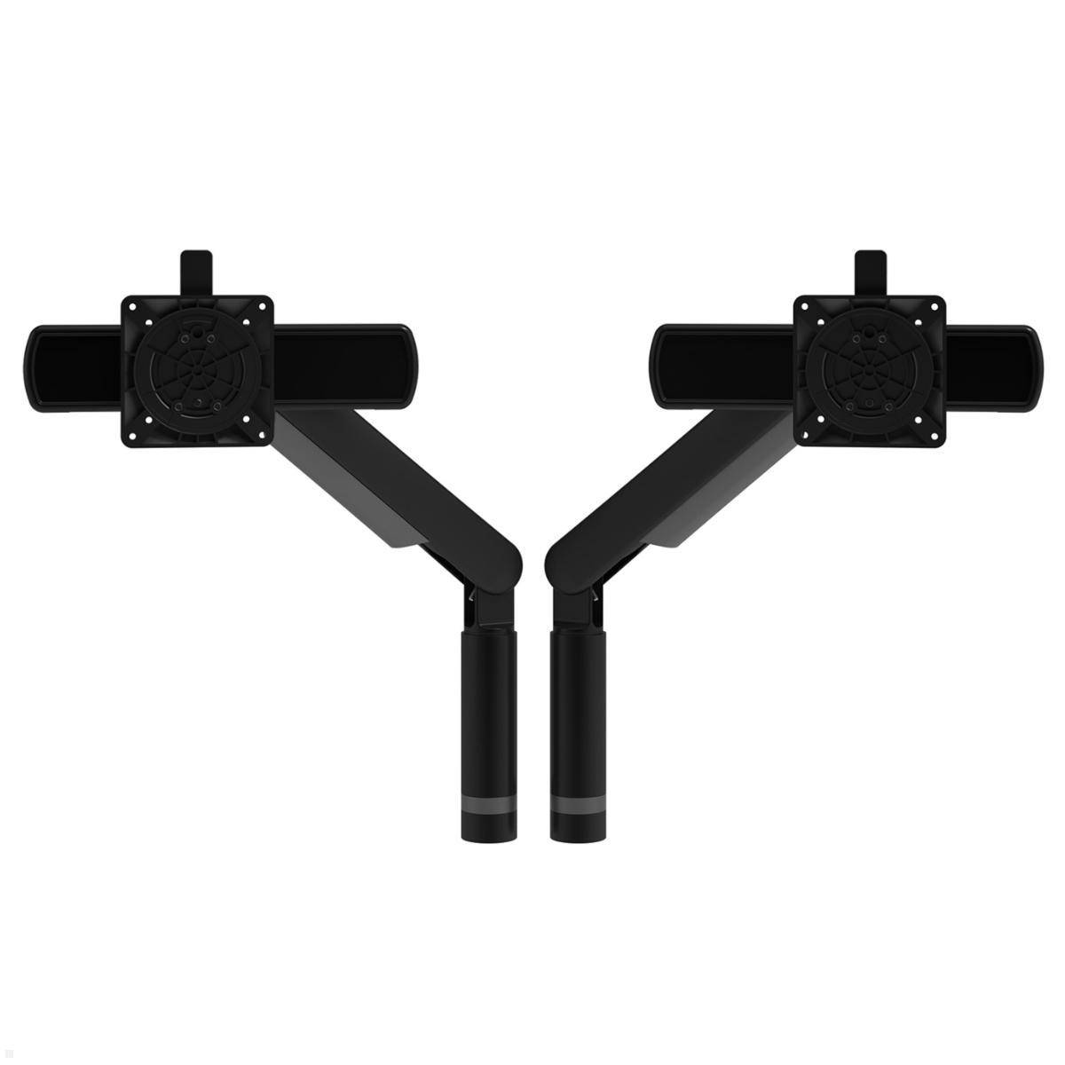 Dataflex 65.213 supporto da tavolo per Tv a schermo piatto 131,6 cm [51.8] Nero Scrivania (Dataflex Viewprime Plus dual-0