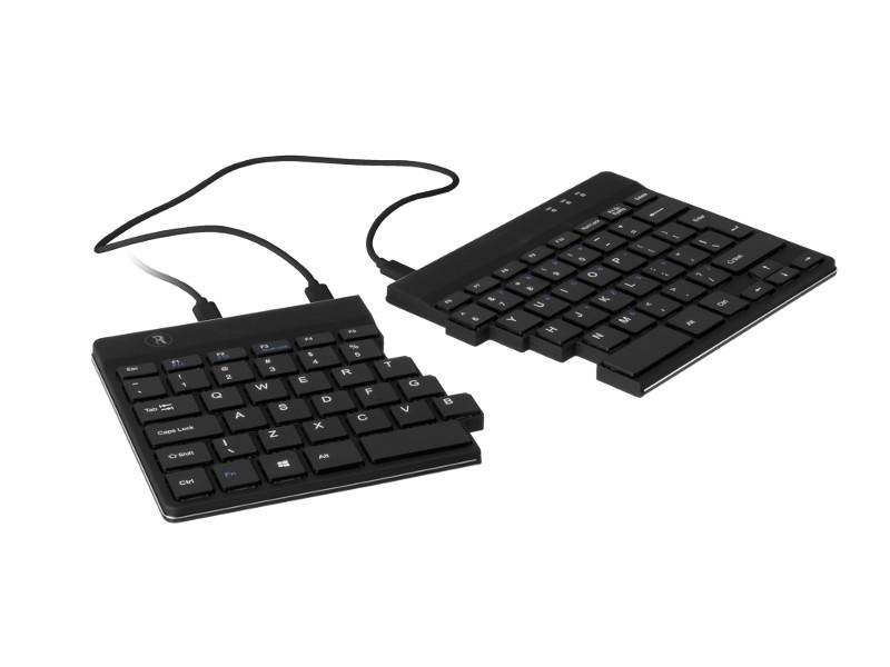 R-Go Tools R-Go Split Tastiera Ergonomico, QWERTY [Nordic], nero, cablata (R-Go HE vertikal mus, venstre h?nd)-0