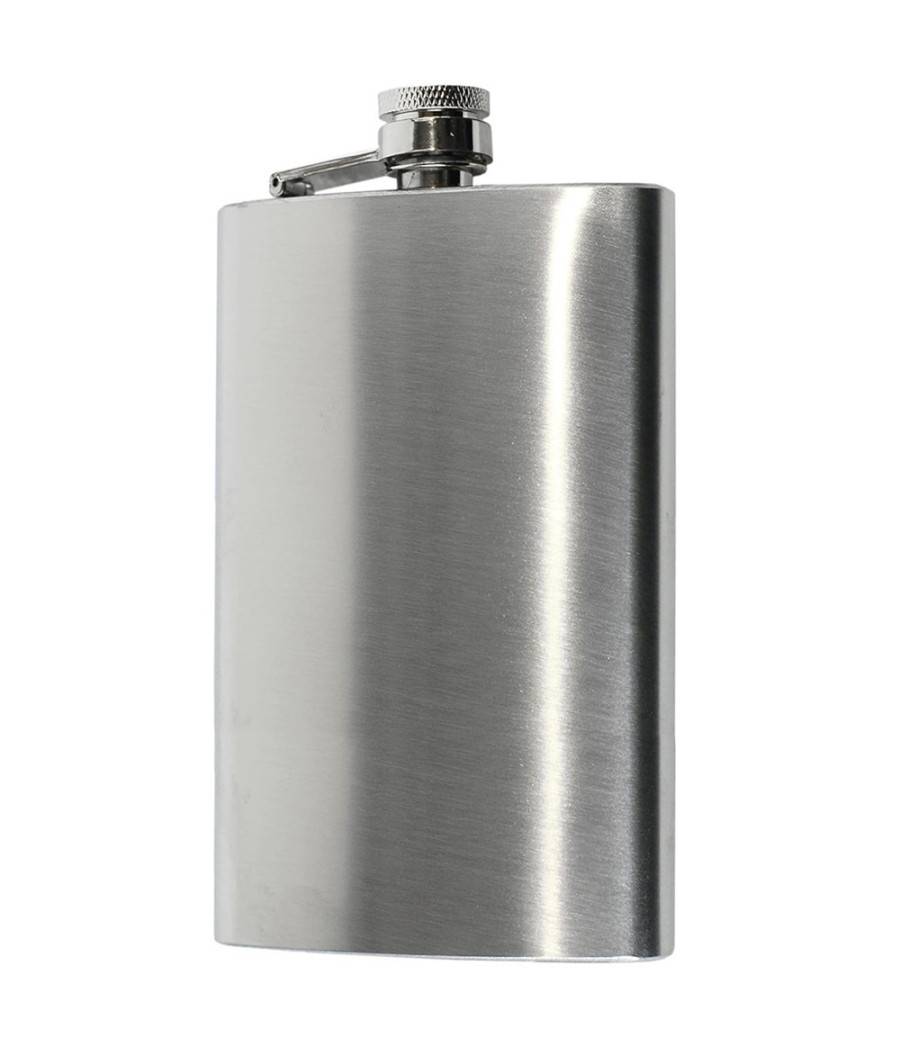 Fiaschetta Bottiglietta In Acciaio Inox Da 177 Ml 6 Once Tascabile Ergonomico --0