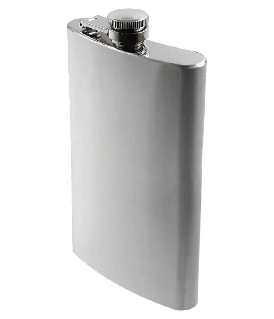 Fiaschetta Bottiglietta In Acciaio Inox Da 177 Ml 6 Once Tascabile Ergonomico --4