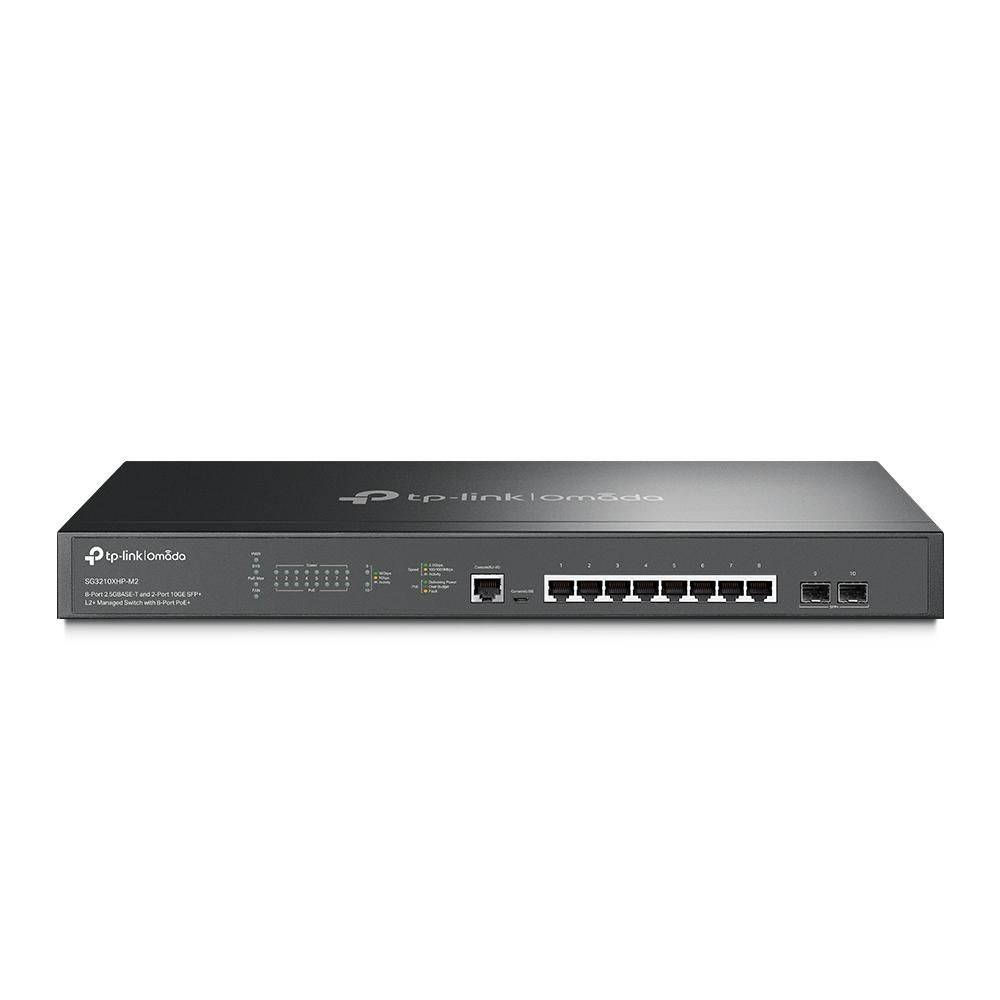 TP-Link Omada SG3210XHP-M2 switch di rete Gestito L2+ 2.5G Ethernet [100/1000/2500] Supporto Power over Ethernet [PoE] 1-0