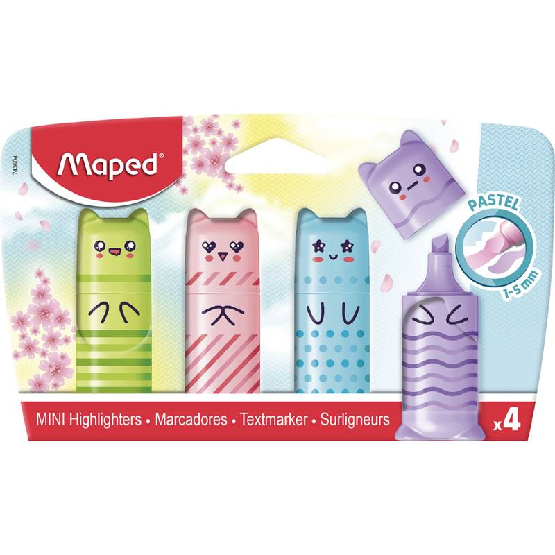 Maped Creativ 743604 evidenziatore 4 pz Multicolore-0