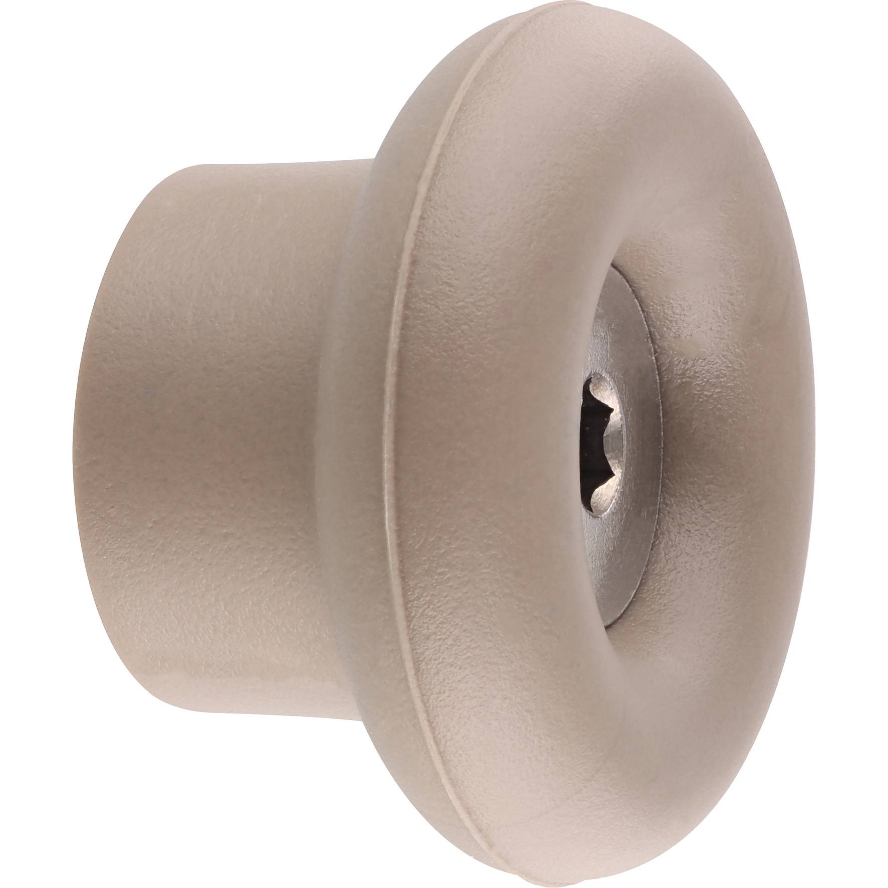 Wagner design yourself Garderobenhaken DOT GH 0221 mit 1 Haken taupe 1 St. (17022121)-0