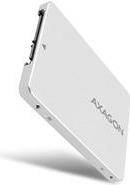Axagon RSS-M2SD scheda di interfaccia e adattatore Interno SATA (AXAGON RSS-M2SD M.2 SATA SSDs Aluminium Silver Enclosur-0