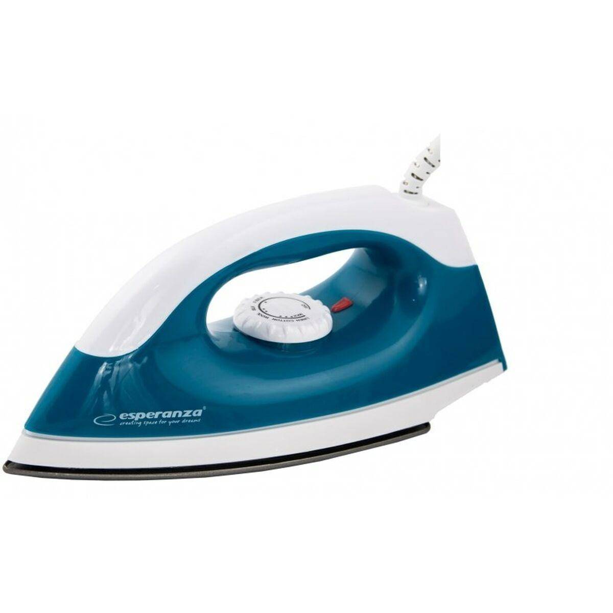 Esperanza SMOOTHER Rejse tÃƒÆ’Ã‚Â¸r strygejern 1200W Nero Hvid-0