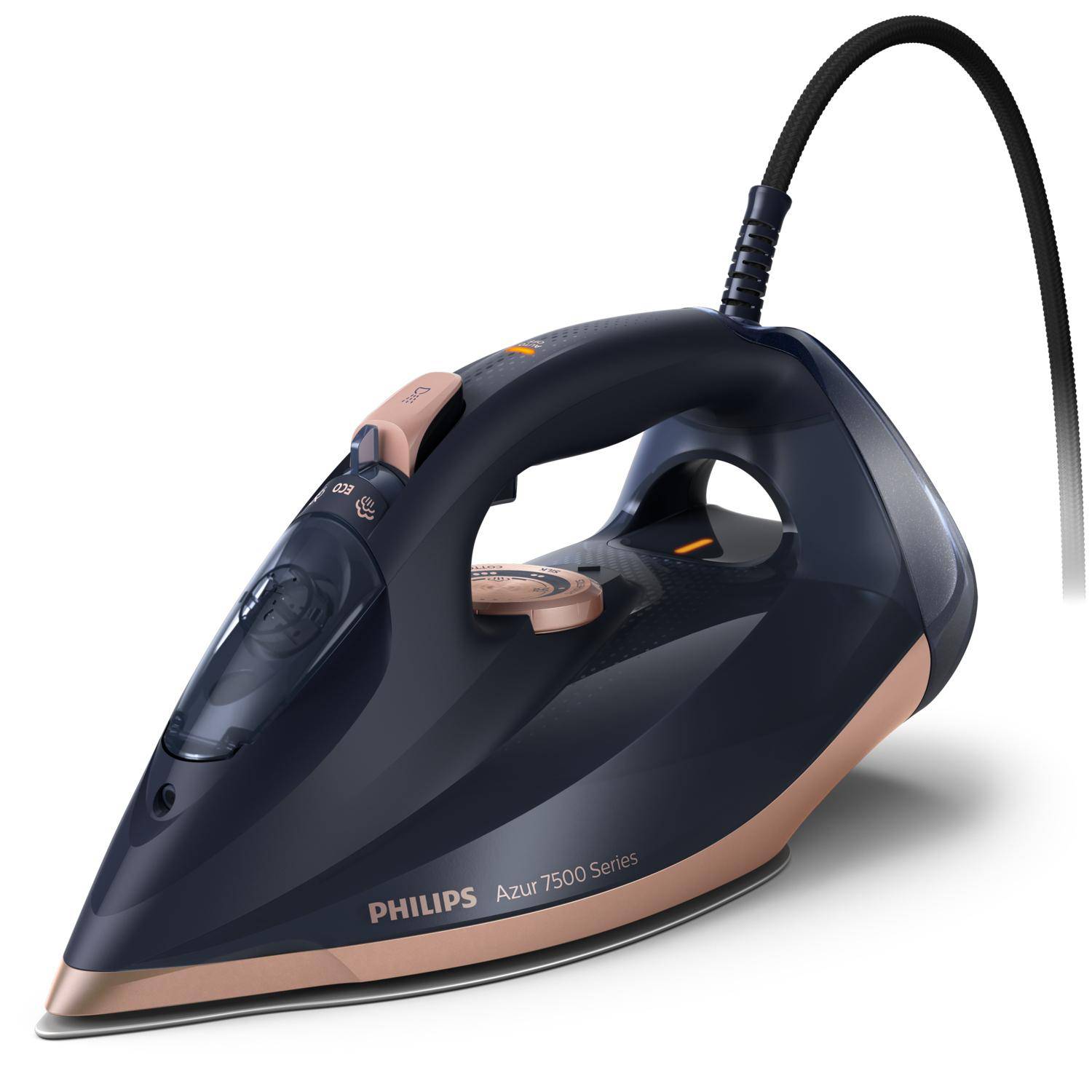 Philips DST7510/80 ferro da stiro Ferro da stiro a secco e a vapore Piastra soletta SteamGlide Elite 3200 W Nero-0